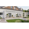 Ogród zimowy PRO biały 1206x300 dach szklany